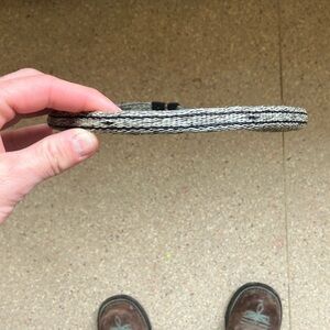 Hitched horse hair, western hat band